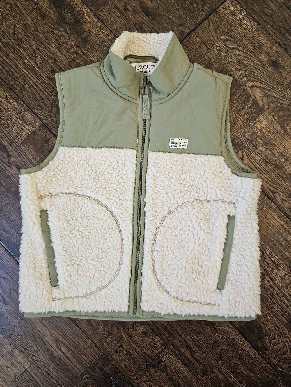 CREWCUTS BOYS FLEECE VEST SIZE